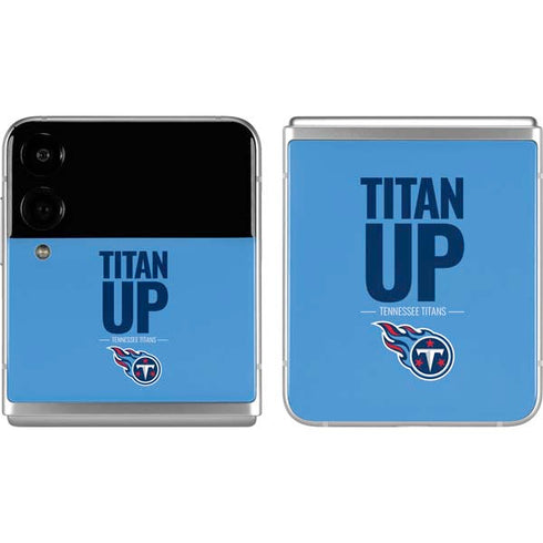 NFL Tennessee Titans Team Motto Galaxy Z Flip4 5G Skin